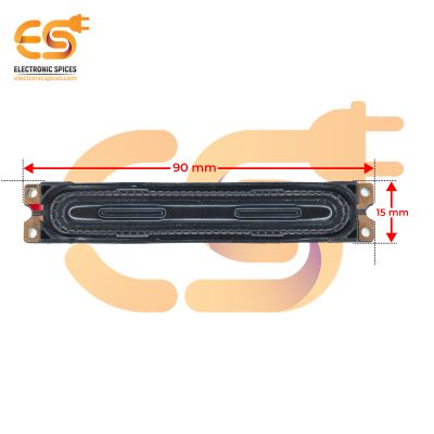 6Ω (ohm) 10W Rectangle Shape LED TV Bass Internal Speakers Part (90mm x 15mm)